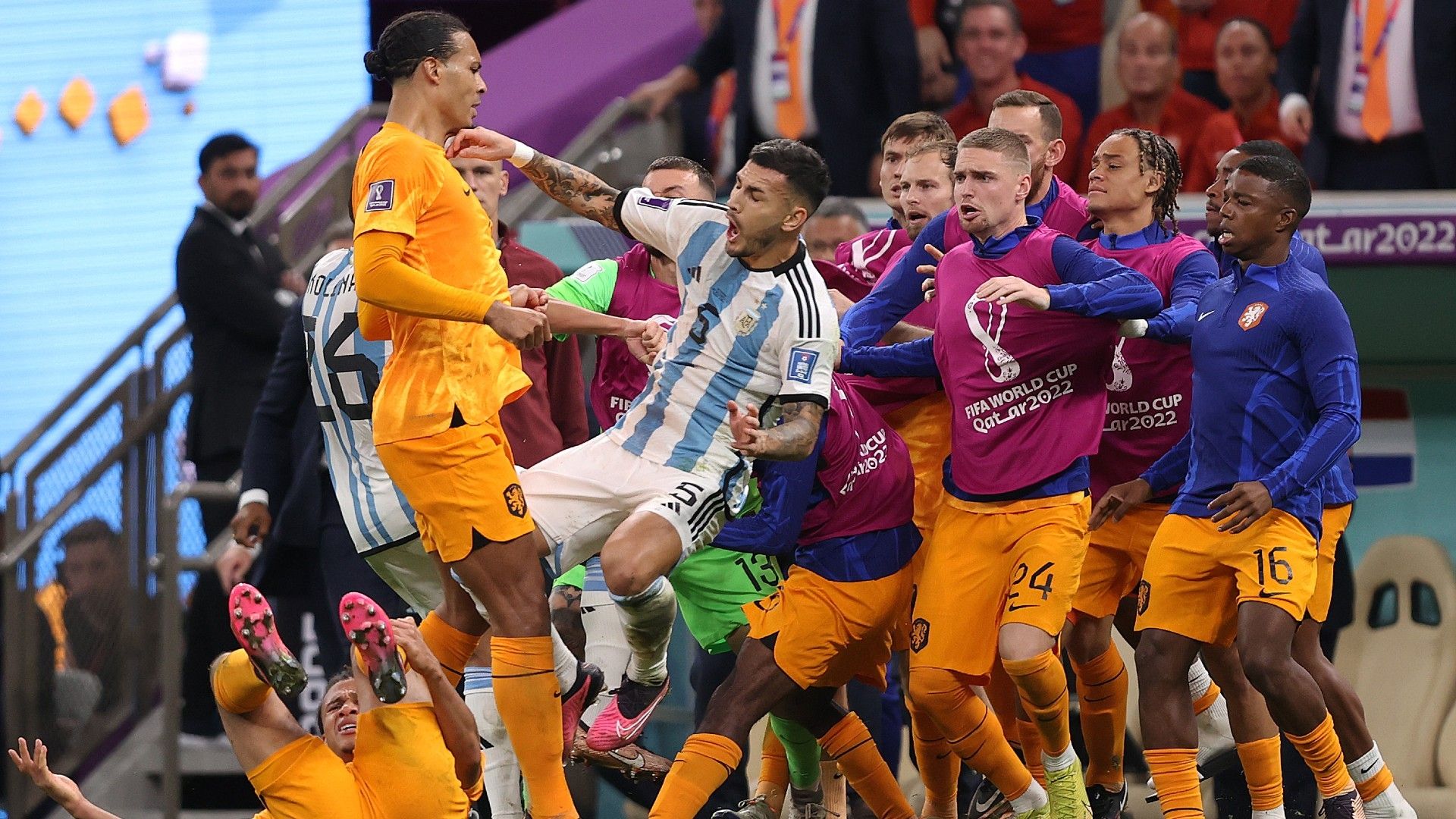 Virgil Van Dijk Netherlands 2022 